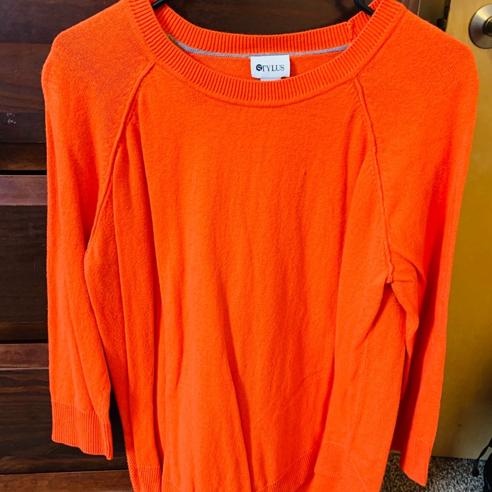Orange Stylus Sweater - M